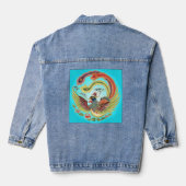 Paradijsvogel Denim Jacket (Achterkant)