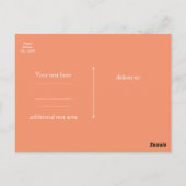 Paradijsvogel Elegant Goud Witte Bruiloft Briefkaart (Achterkant)