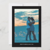 Paradijsvogel Foto Bruiloft Save The Date (Achterkant)