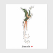 Paradijsvogel  Kunst Sticker (Vel)