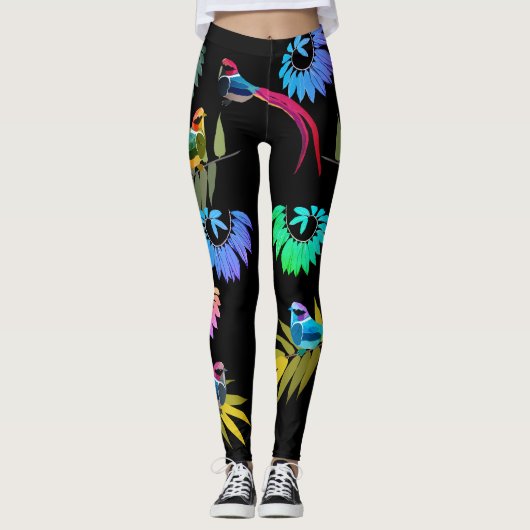 paradijsvogel leggings (Voorkant)