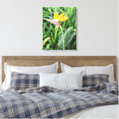 Paradijsvogel plant (Strelitzia) Canvas Afdruk (Insitu (Slaapkamer))