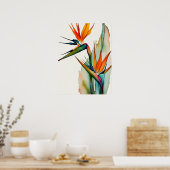 PARADIJSVOGEL POSTER (Keuken)