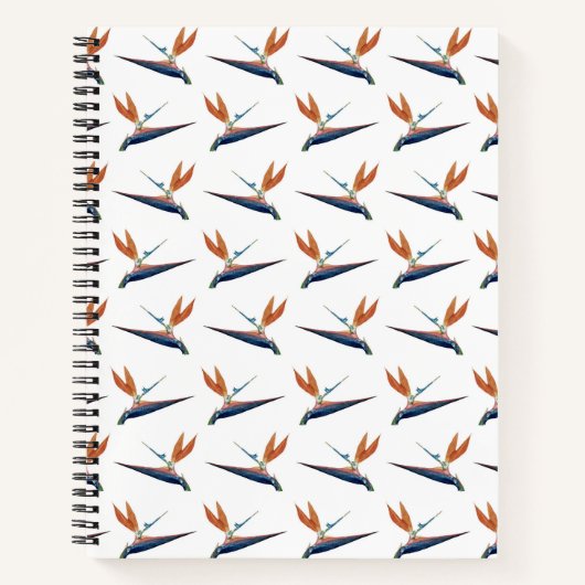 Paradijsvogel Spiraal Notebook Notitieboek (Voorkant)