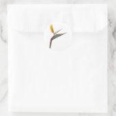 Paradijsvogel (Strelitzia reginae) Ronde Sticker (Tas)