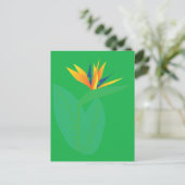 Paradijsvogelbloem Briefkaart (Staand voorkant)