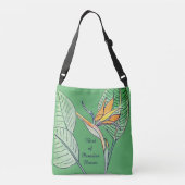 Paradijsvogelbloem Crossbody Tas (Achterkant)