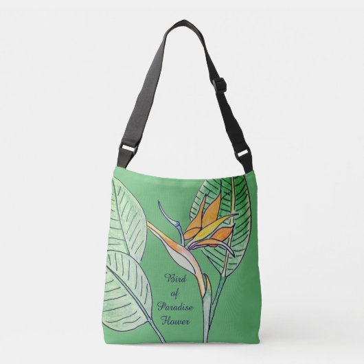 Paradijsvogelbloem Crossbody Tas (Voorkant)