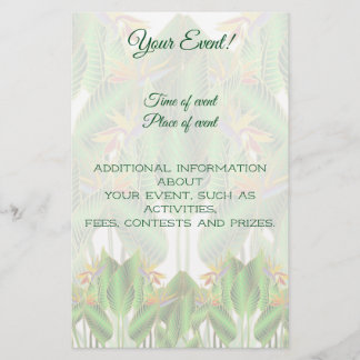 Paradijsvogelbloem Flyer