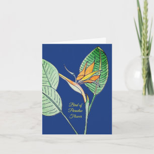 Paradijsvogelbloem Kaart
