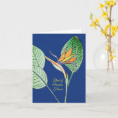 Paradijsvogelbloem Kaart (Gele Bloem)