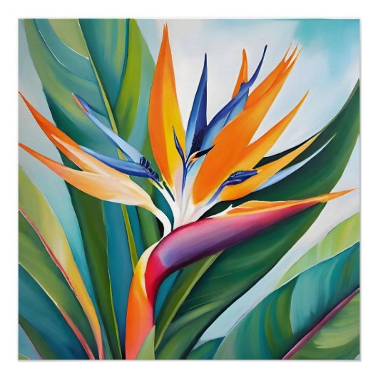 Paradijsvogelbloem Perfect Poster (Voorkant)