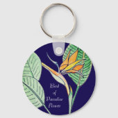 Paradijsvogelbloem Sleutelhanger (Voorkant)