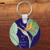 Paradijsvogelbloem Sleutelhanger (Voorkant)