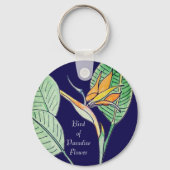 Paradijsvogelbloem Sleutelhanger (Achterkant)