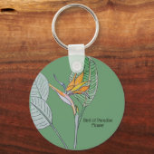 Paradijsvogelbloem Sleutelhanger (Voorkant)