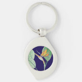 Paradijsvogelbloem  sleutelhanger (Voorkant)