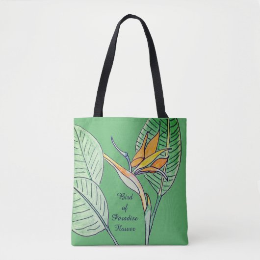 Paradijsvogelbloem Tote Bag (Voorkant)