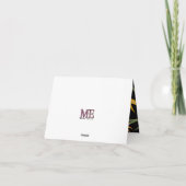 Paradijsvogels Bloemkaart met dankbetuiging Bedankkaart (Achterkant)