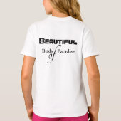 Paradijsvogels in het zomerlandschap t-shirt (Achterkant)