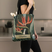  paradijsvogeltempel van Flora Monogram Tote Bag
