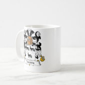 Paradis Family Crest Koffiemok (Voorkant links)