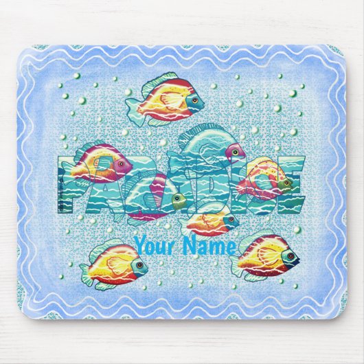 Paradische vismuizenvanger muismat (Voorkant)