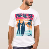 Paradische zonsondergang t-shirt (Voorkant)
