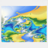 Paradise Atoll Fleece Blanket Deken (Voorkant (Horizontaal))