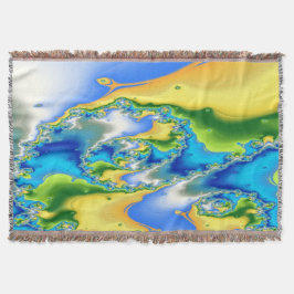 Paradise Atoll Throw Blanket Deken