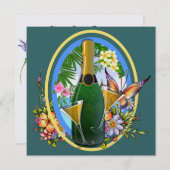 Paradise Beach Champagne Cocktail - SRF Kaart (Voorkant / Achterkant)