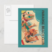 Paradise Beach Club Briefkaart (Voorkant / Achterkant)