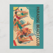 Paradise Beach Club Briefkaart (Voorkant)
