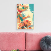 Paradise Beach Club Canvas Afdruk (Insitu (Woonkamer))