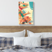 Paradise Beach Club Canvas Afdruk (Insitu (Slaapkamer))