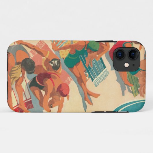 Paradise Beach Club Case-Mate iPhone Case (Achterkant (horizontaal))