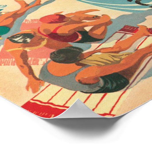 Paradise Beach Club Poster (Hoek)