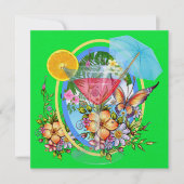 Paradise Beach Cocktail - SRF Kaart (Voorkant)