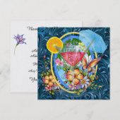 Paradise Beach Cocktail - SRF Kaart (Voorkant / Achterkant)