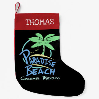 Paradise Beach Cozumel Mexico Cruise Vacking Kleine Kerstsok