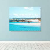 Paradise Beach Emerald Zee Greens Pool Australië Canvas Afdruk (Insitu (Houten vloer))