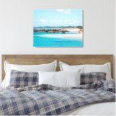 Paradise Beach Emerald Zee Greens Pool Australië Canvas Afdruk (Insitu (Slaapkamer))