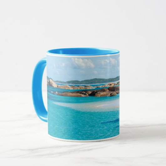 Paradise Beach Emerald Zee Greens Pool Australië Mok (Voorkant links)