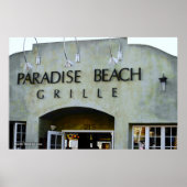 Paradise Beach Grille Poster (Voorkant)