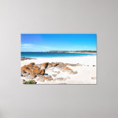 Paradise Beach in Australië Canvas Afdruk (Voorkant)