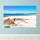 Paradise Beach in Australië Canvas Afdruk (Insitu (Houten vloer))