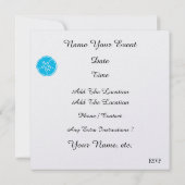 Paradise Beach Invitation Kaart (Achterkant)