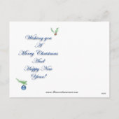 Paradise Beach Kerstwensen Po... Feestdagenkaart (Achterkant)