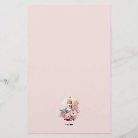 Paradise Beach Lighthouse Briefpapier (Achterkant)