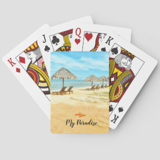 Paradise Beach-speelkaarten Pokerkaarten